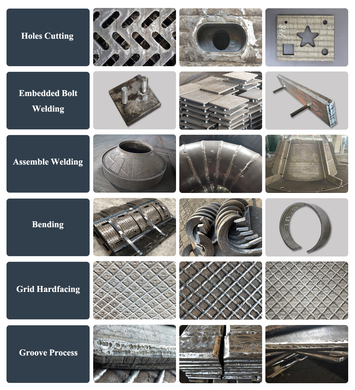 wear plate processing