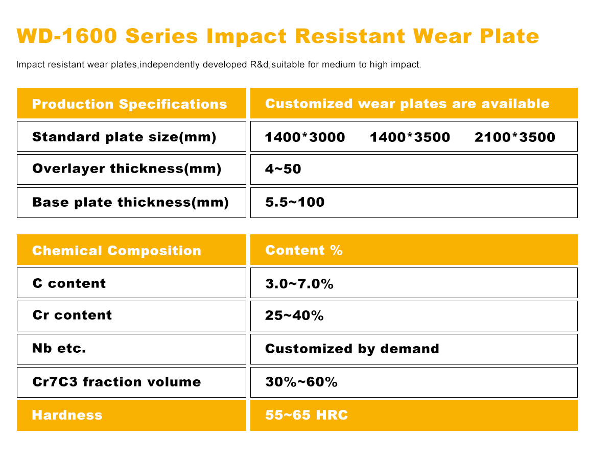WD1600 CCO WEAR PLATE